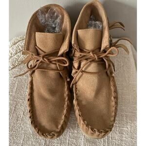 Coconuts by Matisse Suede Fringe Moccasin Ankle Boots Boho 8.5
